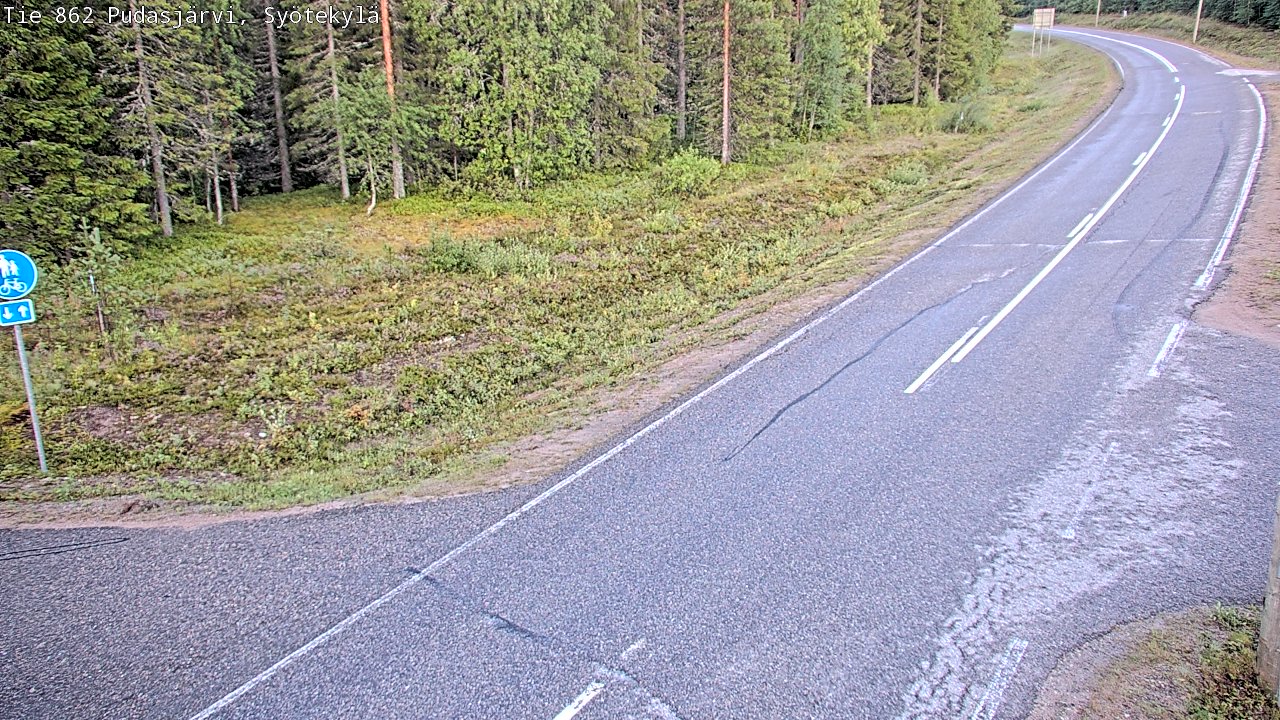 Kelikamerat Kuva Tie 862 Pudasjärvi, Syötekylä, Pudasjärvi, Pohjois-Pohjanmaa
