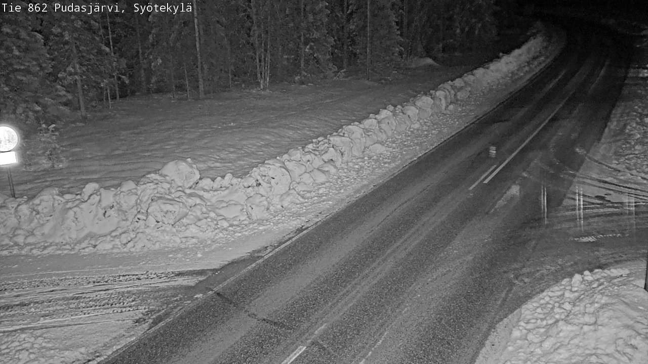 Kelikamerat Kuva Tie 862 Pudasjärvi, Syötekylä, Pudasjärvi, Pohjois-Pohjanmaa