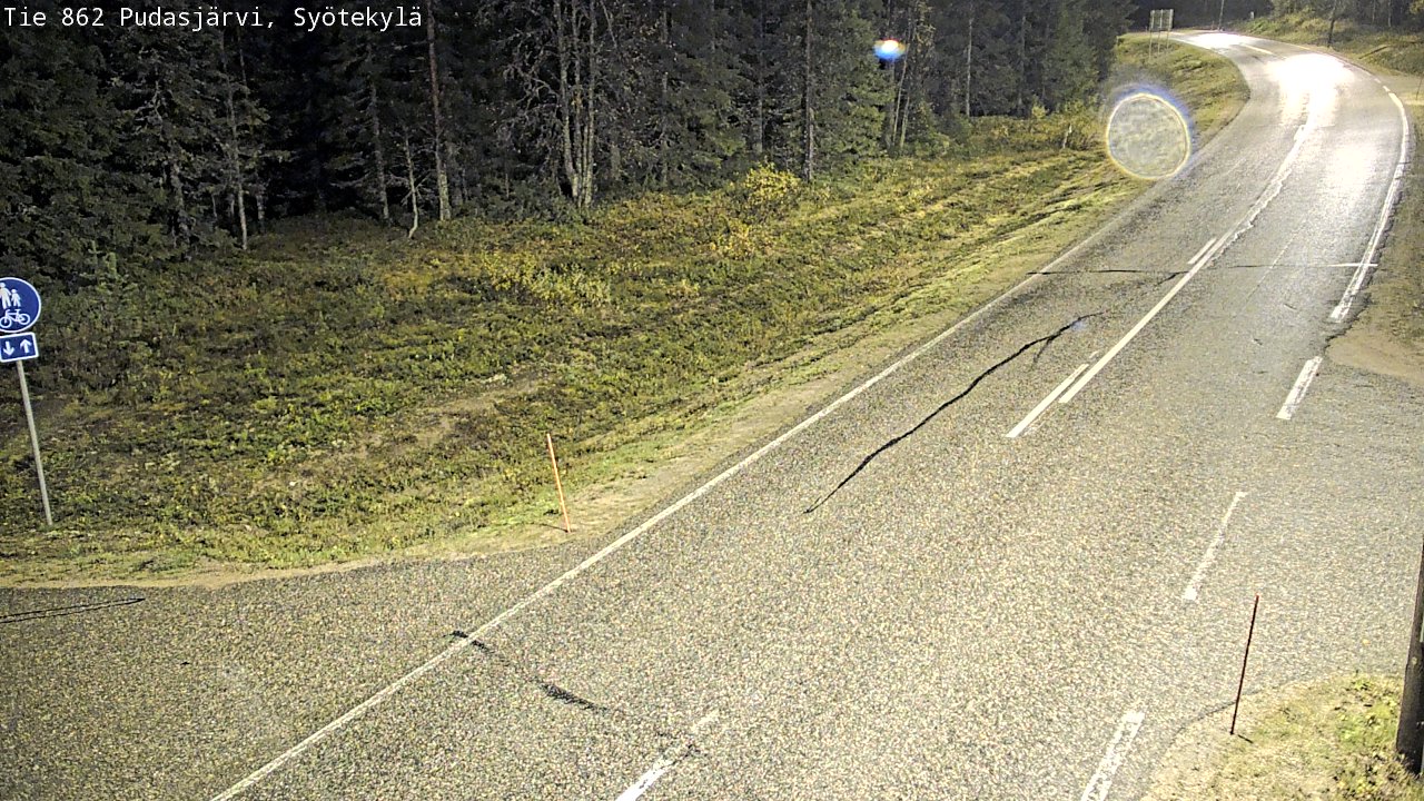 Kelikamerat Kuva Tie 862 Pudasjärvi, Syötekylä, Pudasjärvi, Pohjois-Pohjanmaa
