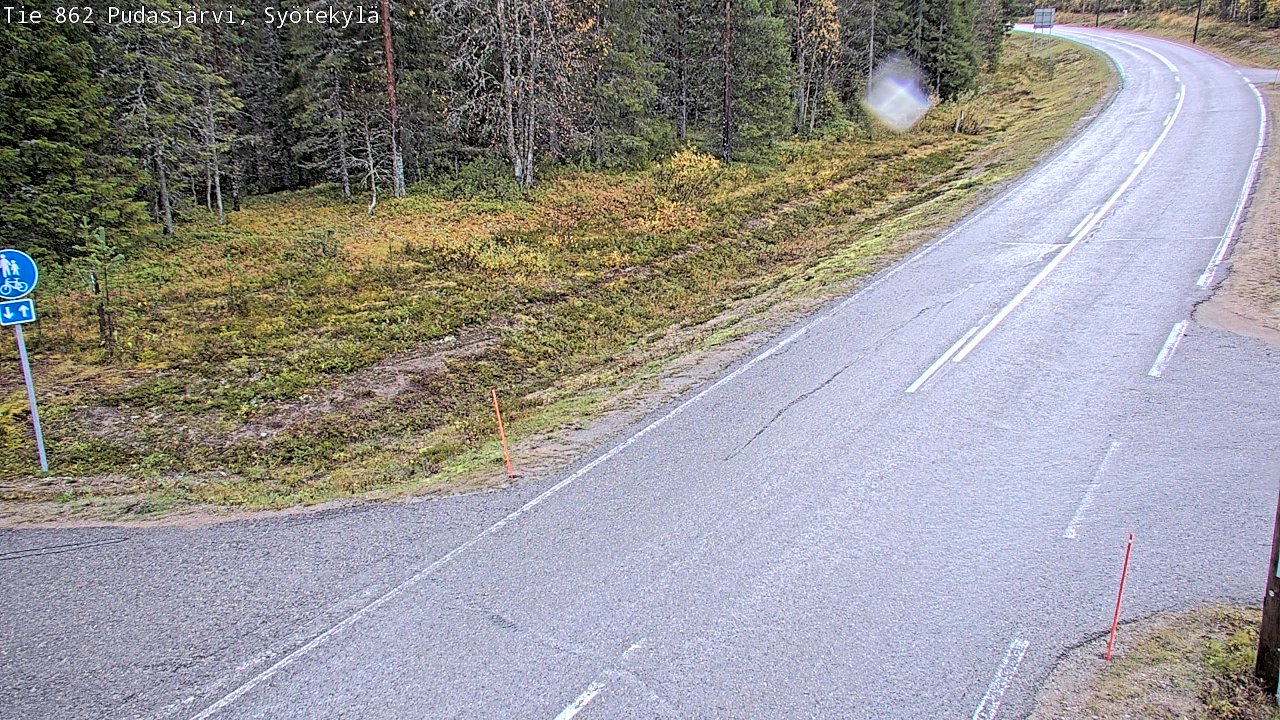 Kelikamerat Kuva Tie 862 Pudasjärvi, Syötekylä, Pudasjärvi, Pohjois-Pohjanmaa