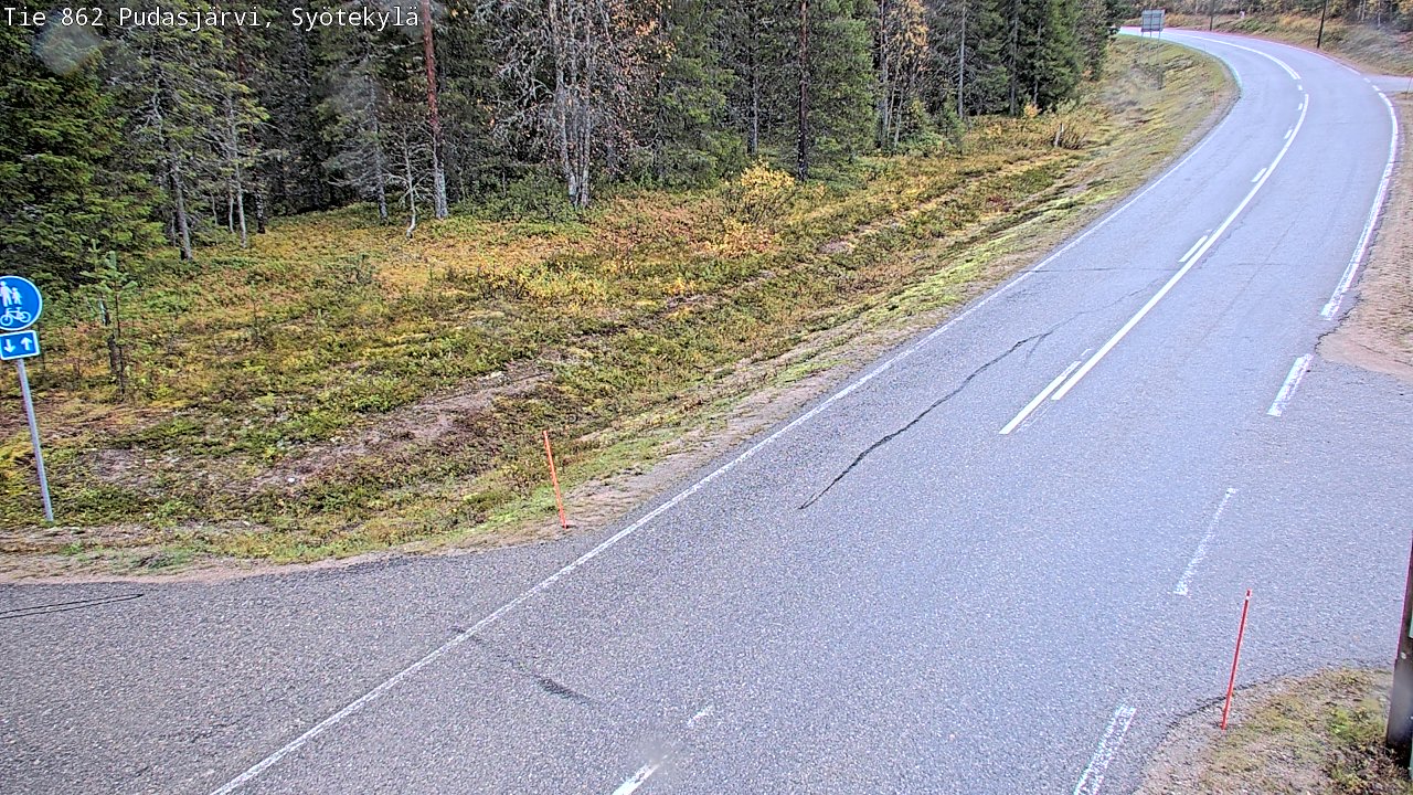Kelikamerat Kuva Tie 862 Pudasjärvi, Syötekylä, Pudasjärvi, Pohjois-Pohjanmaa