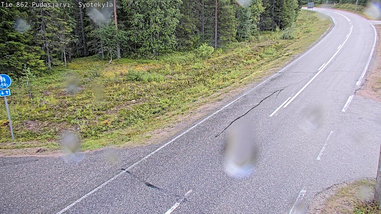 Kelikamerat Kuva Tie 862 Pudasjärvi, Syötekylä, Pudasjärvi, Pohjois-Pohjanmaa