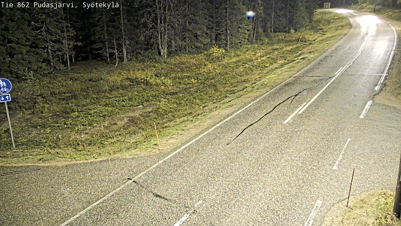 Kelikamerat Kuva Tie 862 Pudasjärvi, Syötekylä, Pudasjärvi, Pohjois-Pohjanmaa