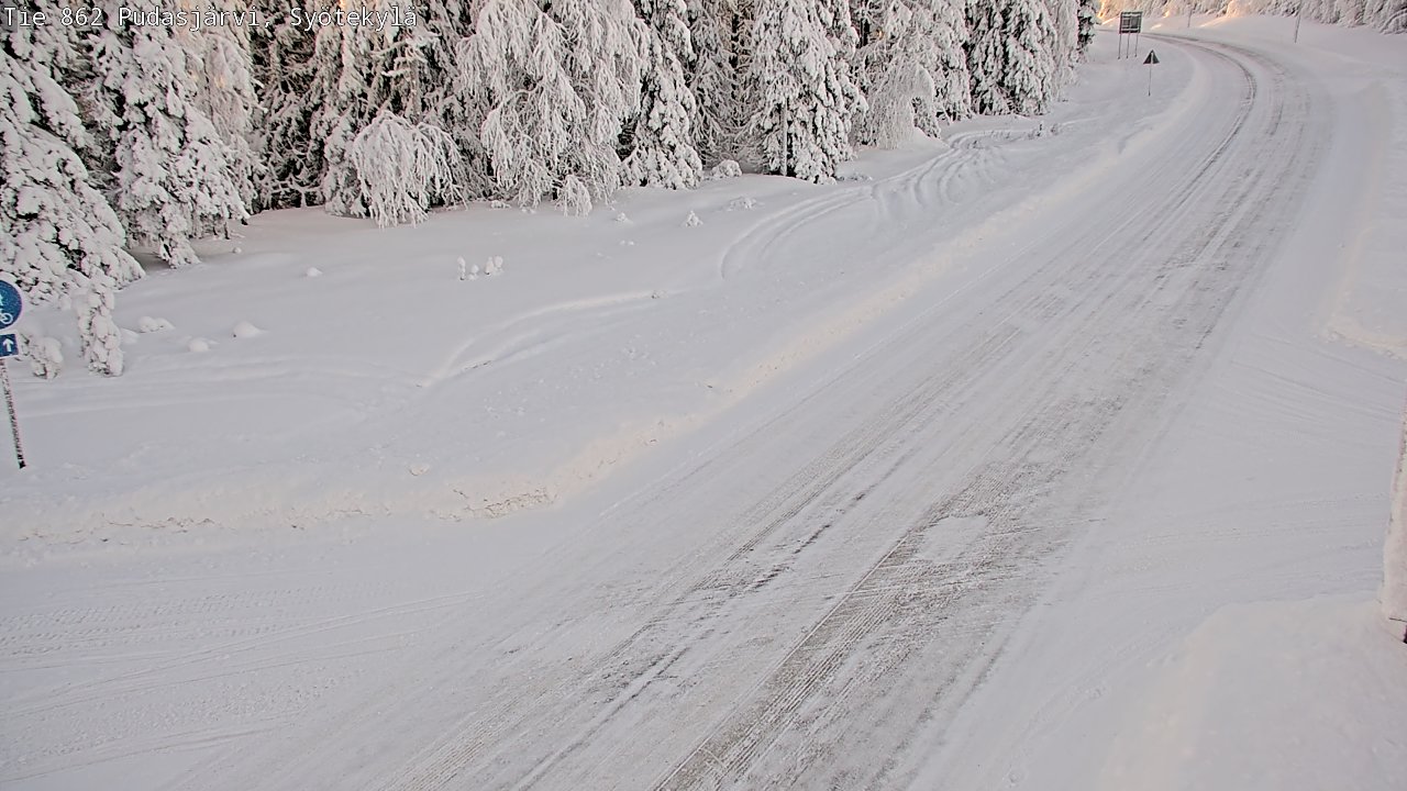 Kelikamerat Kuva Tie 862 Pudasjärvi, Syötekylä, Pudasjärvi, Pohjois-Pohjanmaa