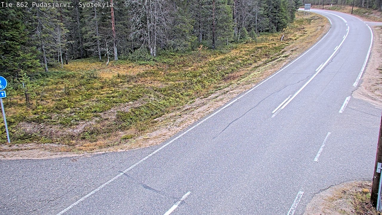 Kelikamerat Kuva Tie 862 Pudasjärvi, Syötekylä, Pudasjärvi, Pohjois-Pohjanmaa