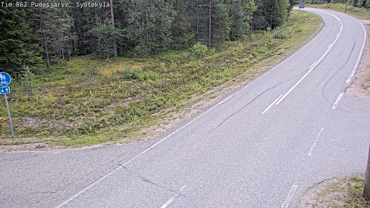 Kelikamerat Kuva Tie 862 Pudasjärvi, Syötekylä, Pudasjärvi, Pohjois-Pohjanmaa