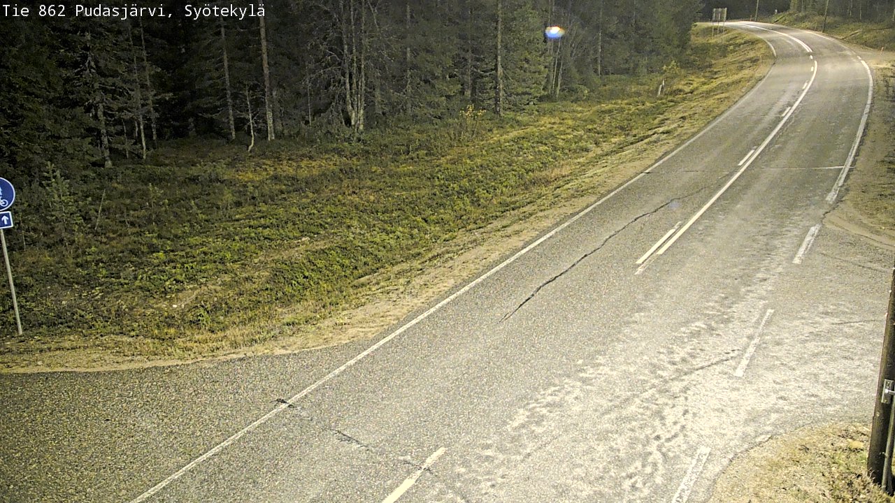 Kelikamerat Kuva Tie 862 Pudasjärvi, Syötekylä, Pudasjärvi, Pohjois-Pohjanmaa