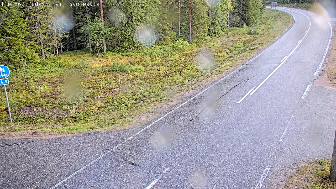 Kelikamerat Kuva Tie 862 Pudasjärvi, Syötekylä, Pudasjärvi, Pohjois-Pohjanmaa