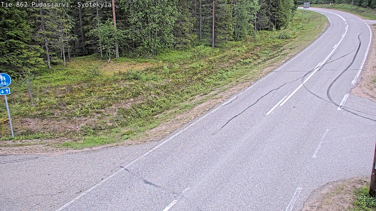 Kelikamerat Kuva Tie 862 Pudasjärvi, Syötekylä, Pudasjärvi, Pohjois-Pohjanmaa