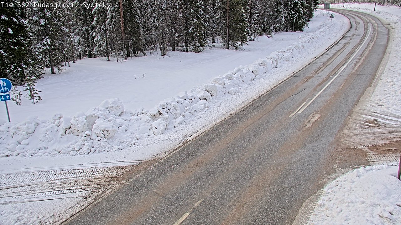 Kelikamerat Kuva Tie 862 Pudasjärvi, Syötekylä, Pudasjärvi, Pohjois-Pohjanmaa