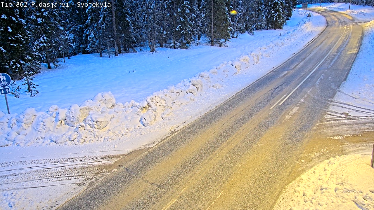 Kelikamerat Kuva Tie 862 Pudasjärvi, Syötekylä, Pudasjärvi, Pohjois-Pohjanmaa