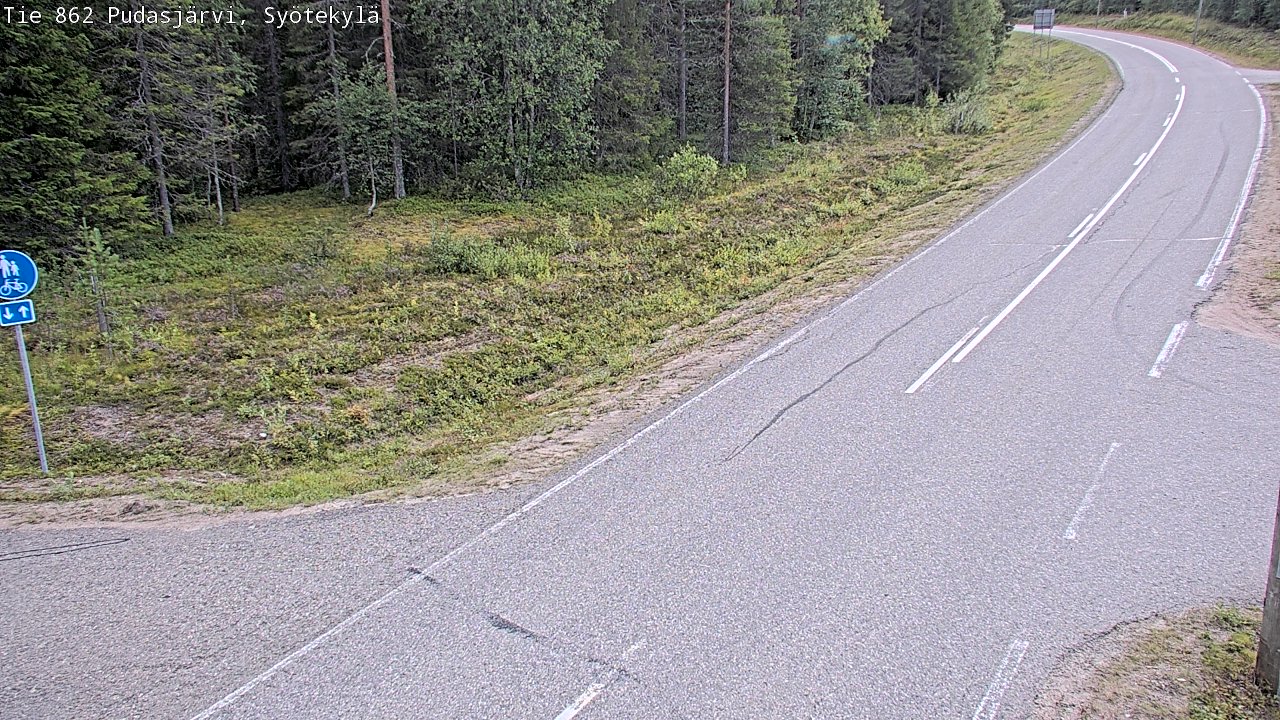 Kelikamerat Kuva Tie 862 Pudasjärvi, Syötekylä, Pudasjärvi, Pohjois-Pohjanmaa