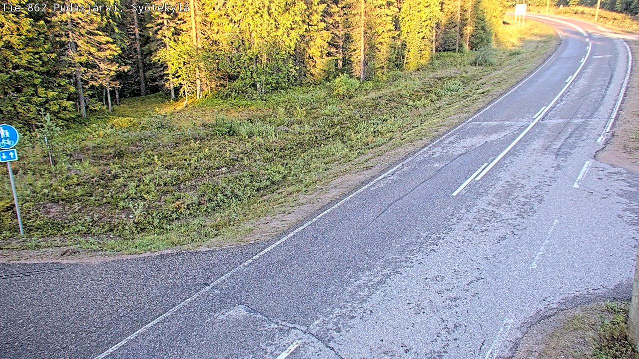 Kelikamerat Kuva Tie 862 Pudasjärvi, Syötekylä, Pudasjärvi, Pohjois-Pohjanmaa