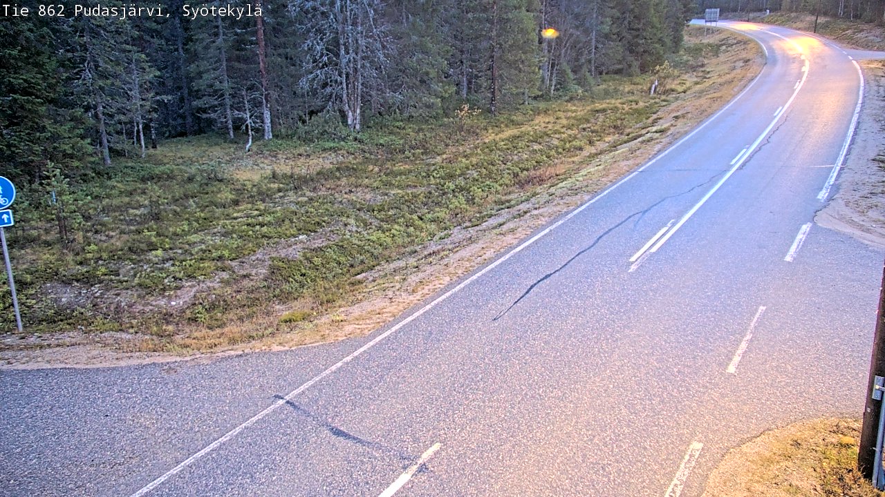 Kelikamerat Kuva Tie 862 Pudasjärvi, Syötekylä, Pudasjärvi, Pohjois-Pohjanmaa