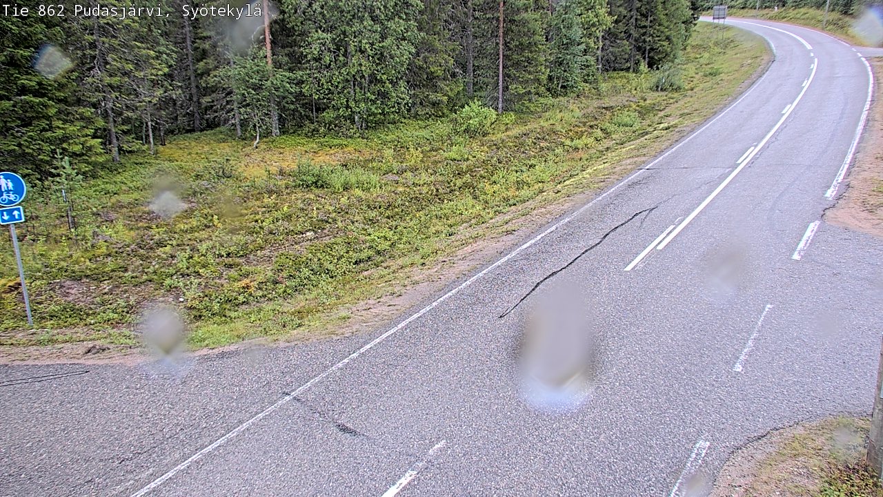 Kelikamerat Kuva Tie 862 Pudasjärvi, Syötekylä, Pudasjärvi, Pohjois-Pohjanmaa