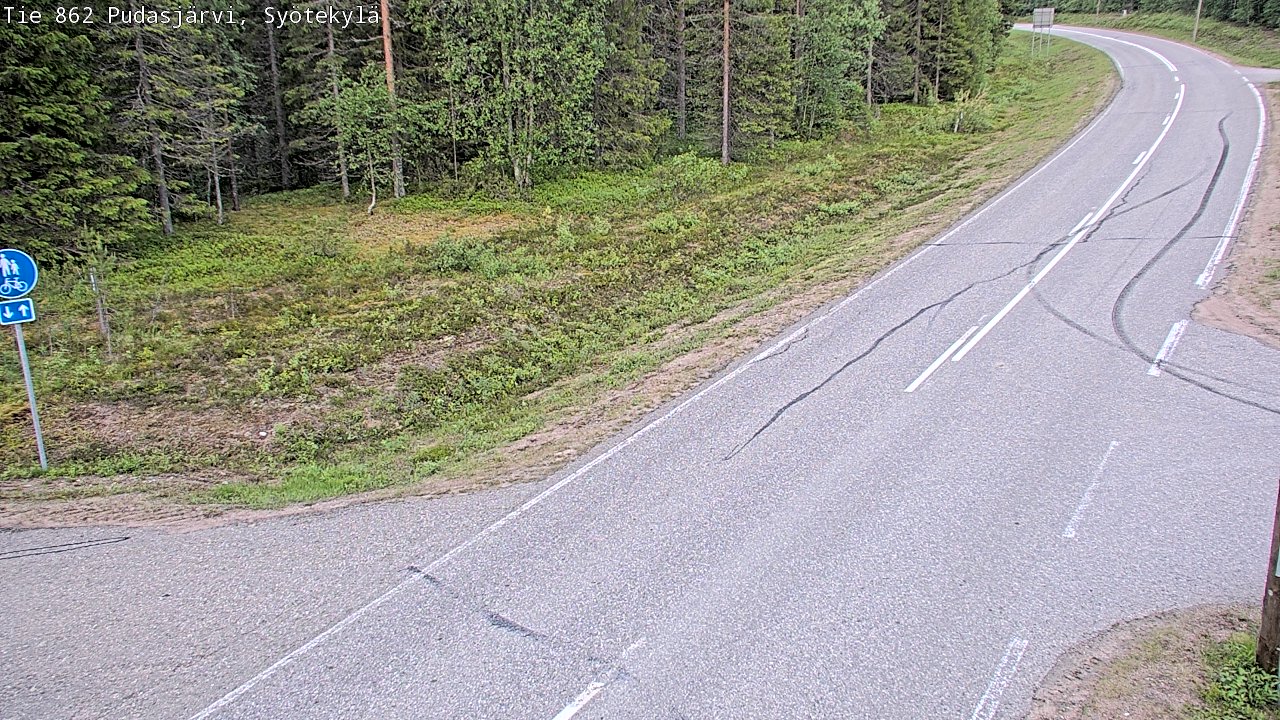 Kelikamerat Kuva Tie 862 Pudasjärvi, Syötekylä, Pudasjärvi, Pohjois-Pohjanmaa