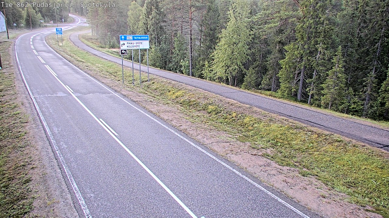 Kelikamerat Kuva Tie 862 Pudasjärvi, Syötekylä, Pudasjärvi, Pohjois-Pohjanmaa