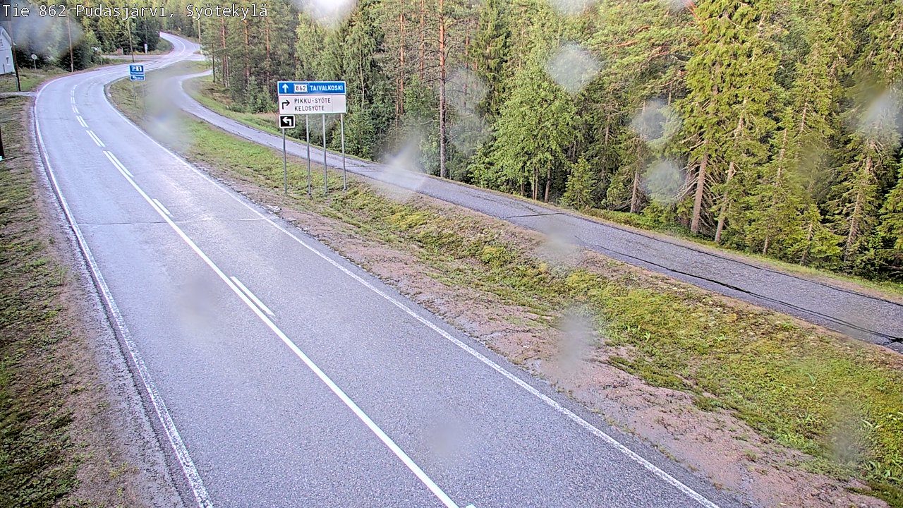Kelikamerat Kuva Tie 862 Pudasjärvi, Syötekylä, Pudasjärvi, Pohjois-Pohjanmaa