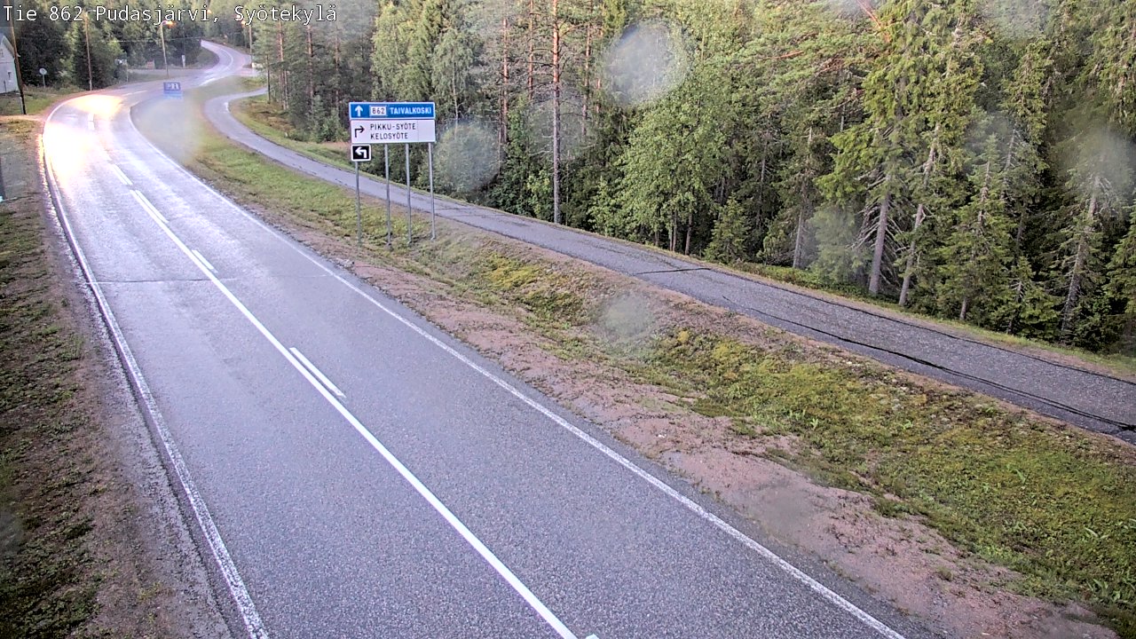 Kelikamerat Kuva Tie 862 Pudasjärvi, Syötekylä, Pudasjärvi, Pohjois-Pohjanmaa