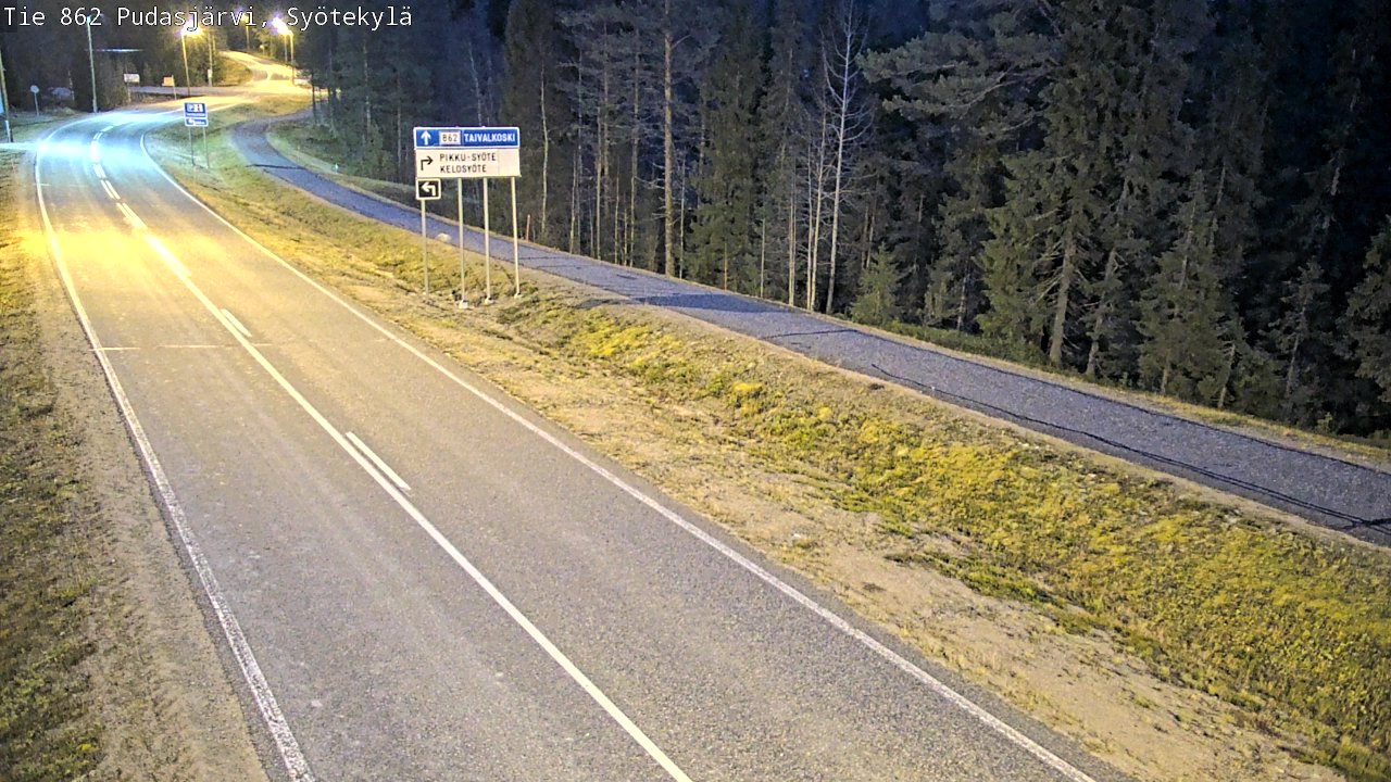 Kelikamerat Kuva Tie 862 Pudasjärvi, Syötekylä, Pudasjärvi, Pohjois-Pohjanmaa