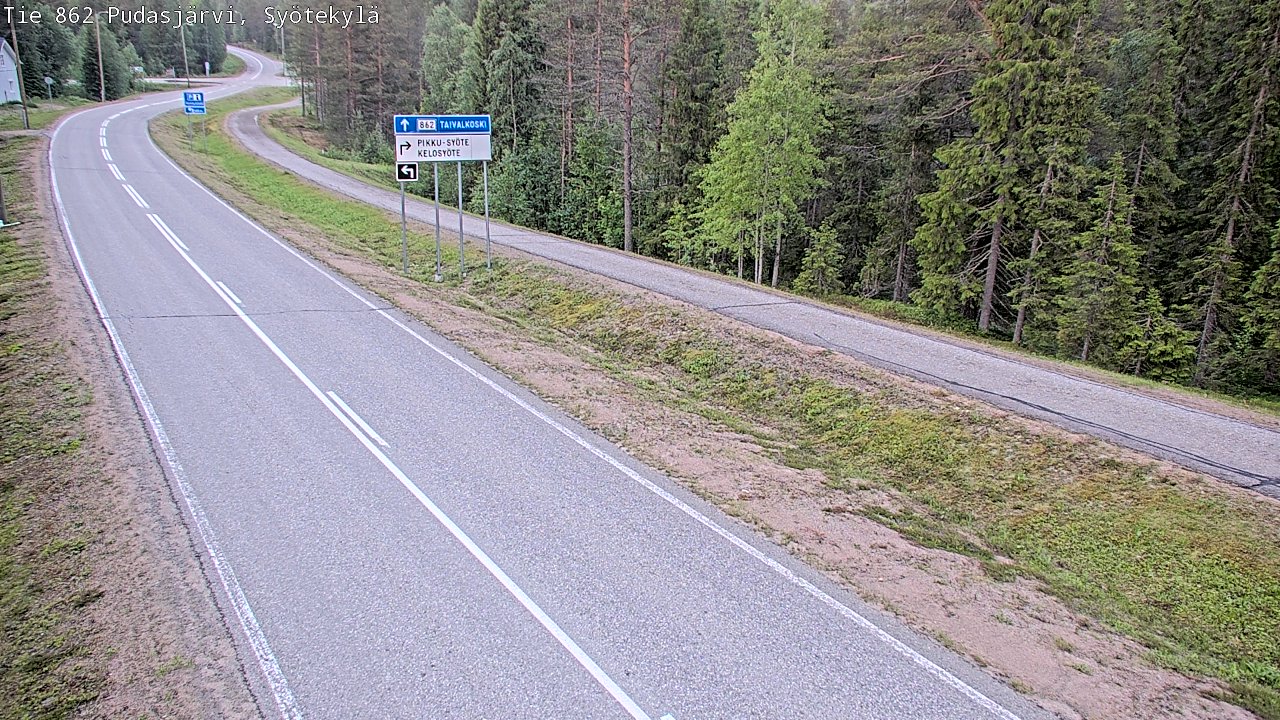 Kelikamerat Kuva Tie 862 Pudasjärvi, Syötekylä, Pudasjärvi, Pohjois-Pohjanmaa