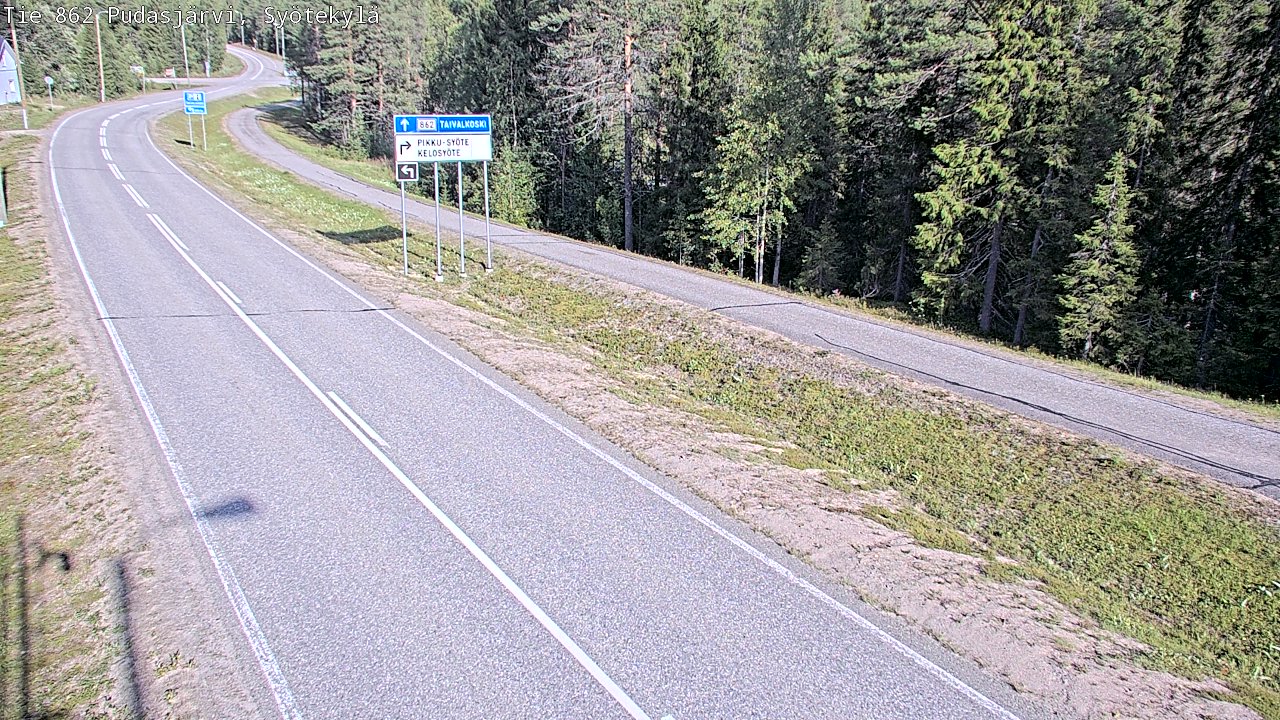 Kelikamerat Kuva Tie 862 Pudasjärvi, Syötekylä, Pudasjärvi, Pohjois-Pohjanmaa
