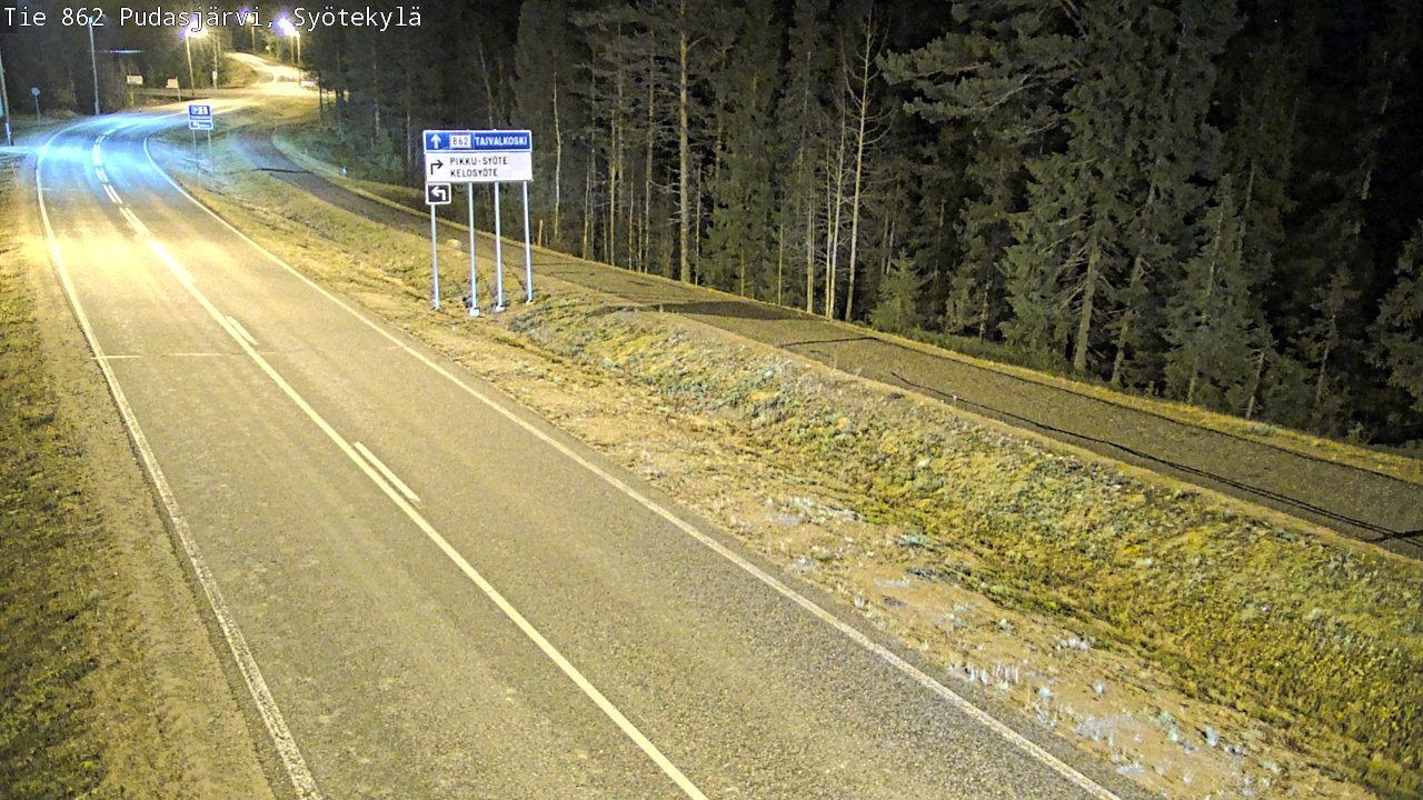 Kelikamerat Kuva Tie 862 Pudasjärvi, Syötekylä, Pudasjärvi, Pohjois-Pohjanmaa