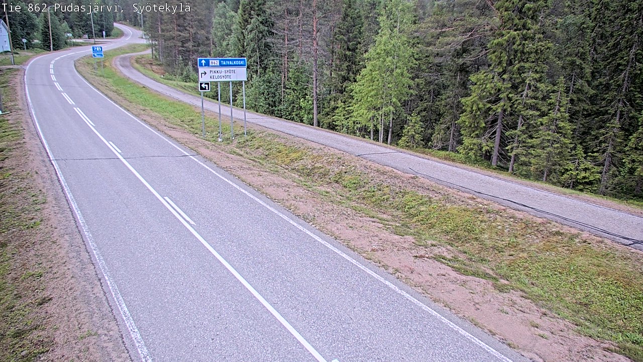 Kelikamerat Kuva Tie 862 Pudasjärvi, Syötekylä, Pudasjärvi, Pohjois-Pohjanmaa