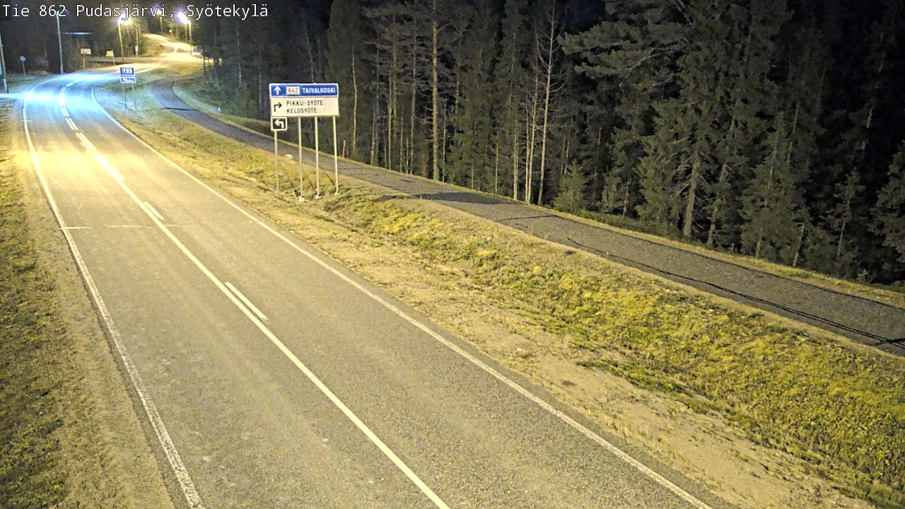 Kelikamerat Kuva Tie 862 Pudasjärvi, Syötekylä, Pudasjärvi, Pohjois-Pohjanmaa