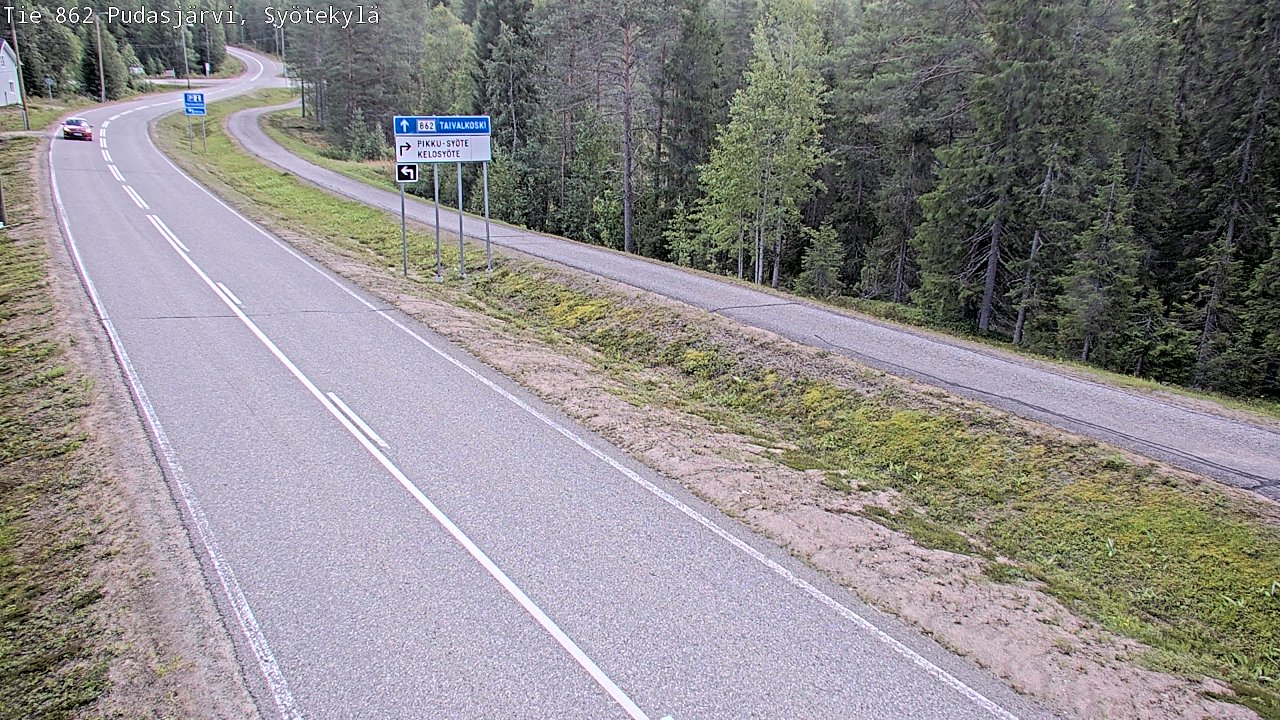 Kelikamerat Kuva Tie 862 Pudasjärvi, Syötekylä, Pudasjärvi, Pohjois-Pohjanmaa