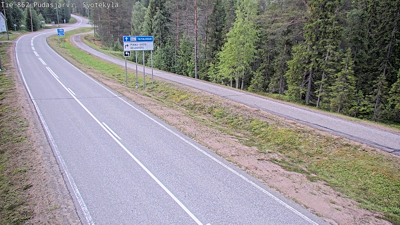 Kelikamerat Kuva Tie 862 Pudasjärvi, Syötekylä, Pudasjärvi, Pohjois-Pohjanmaa