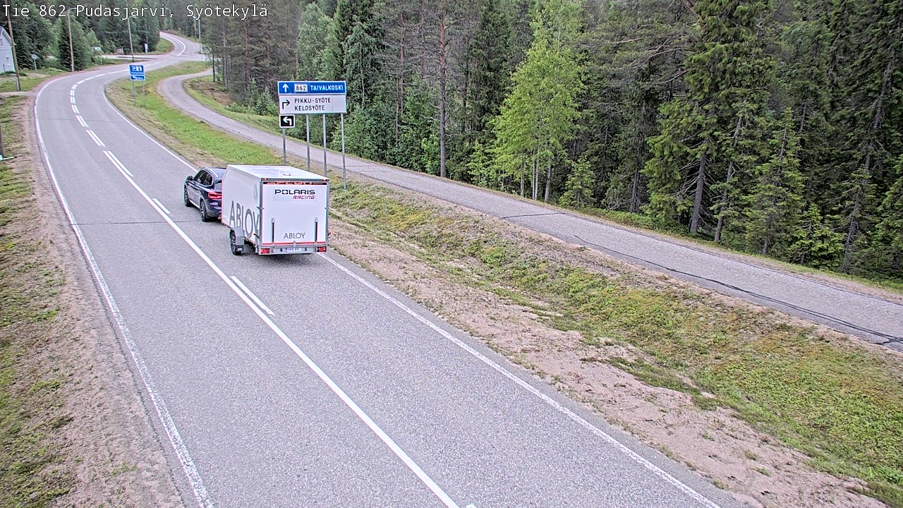Kelikamerat Kuva Tie 862 Pudasjärvi, Syötekylä, Pudasjärvi, Pohjois-Pohjanmaa