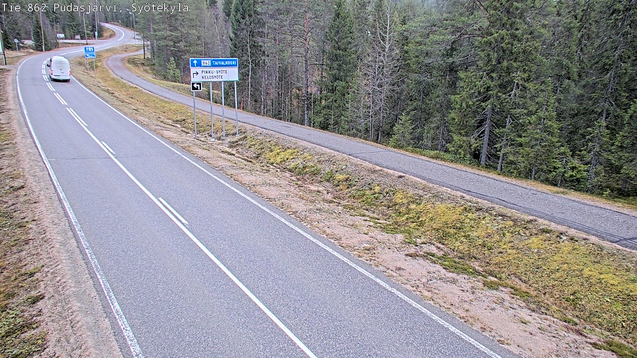 Kelikamerat Kuva Tie 862 Pudasjärvi, Syötekylä, Pudasjärvi, Pohjois-Pohjanmaa