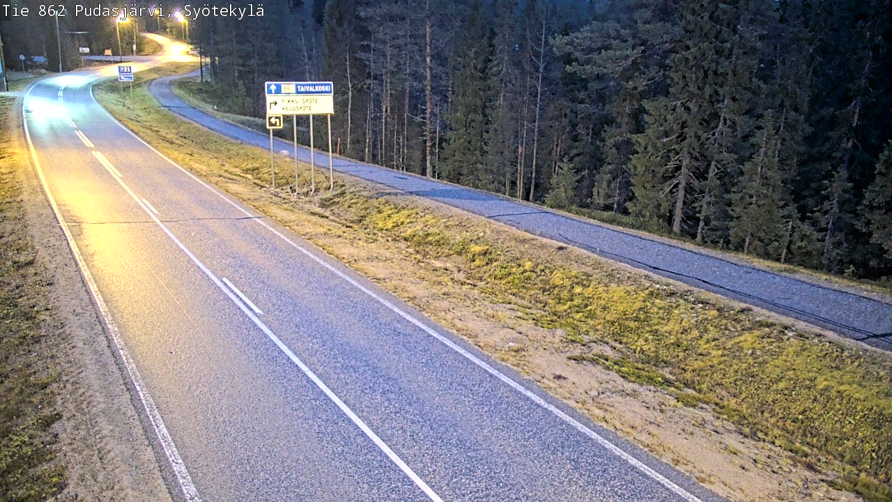 Kelikamerat Kuva Tie 862 Pudasjärvi, Syötekylä, Pudasjärvi, Pohjois-Pohjanmaa