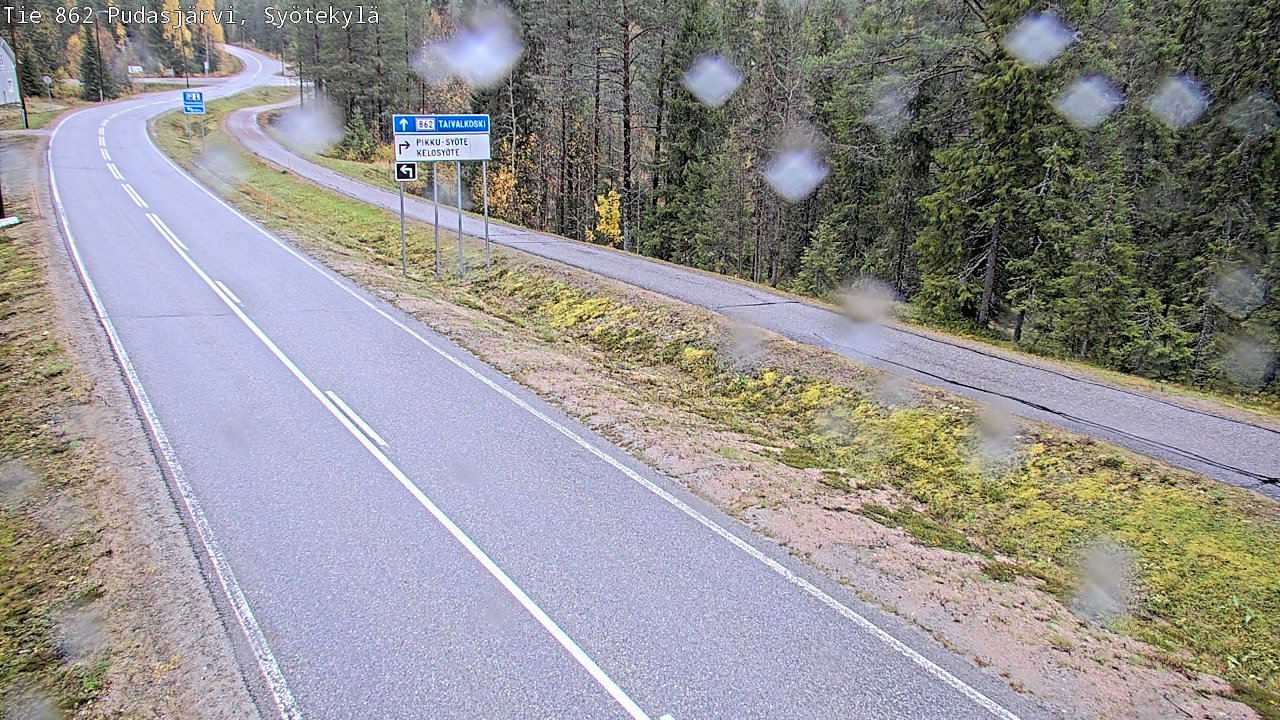Kelikamerat Kuva Tie 862 Pudasjärvi, Syötekylä, Pudasjärvi, Pohjois-Pohjanmaa