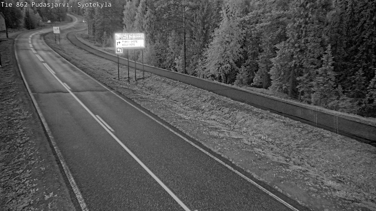 Kelikamerat Kuva Tie 862 Pudasjärvi, Syötekylä, Pudasjärvi, Pohjois-Pohjanmaa
