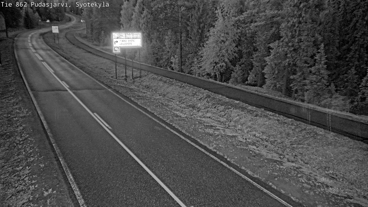Kelikamerat Kuva Tie 862 Pudasjärvi, Syötekylä, Pudasjärvi, Pohjois-Pohjanmaa