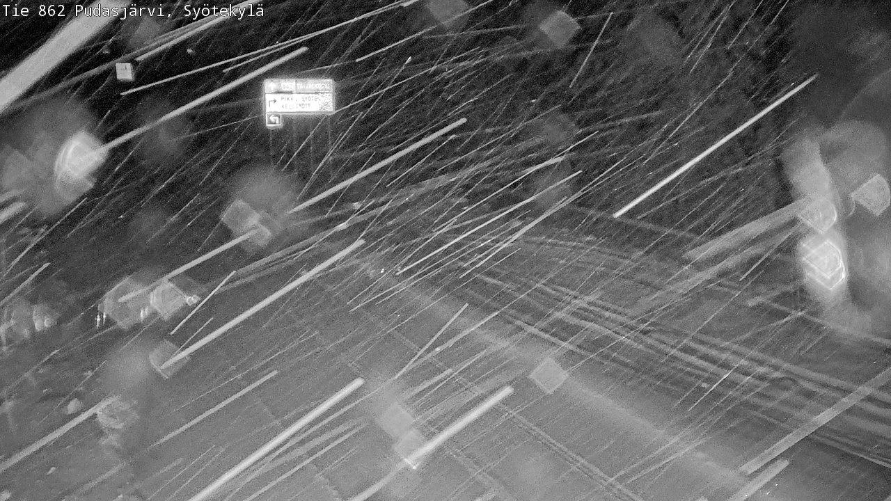 Kelikamerat Kuva Tie 862 Pudasjärvi, Syötekylä, Pudasjärvi, Pohjois-Pohjanmaa