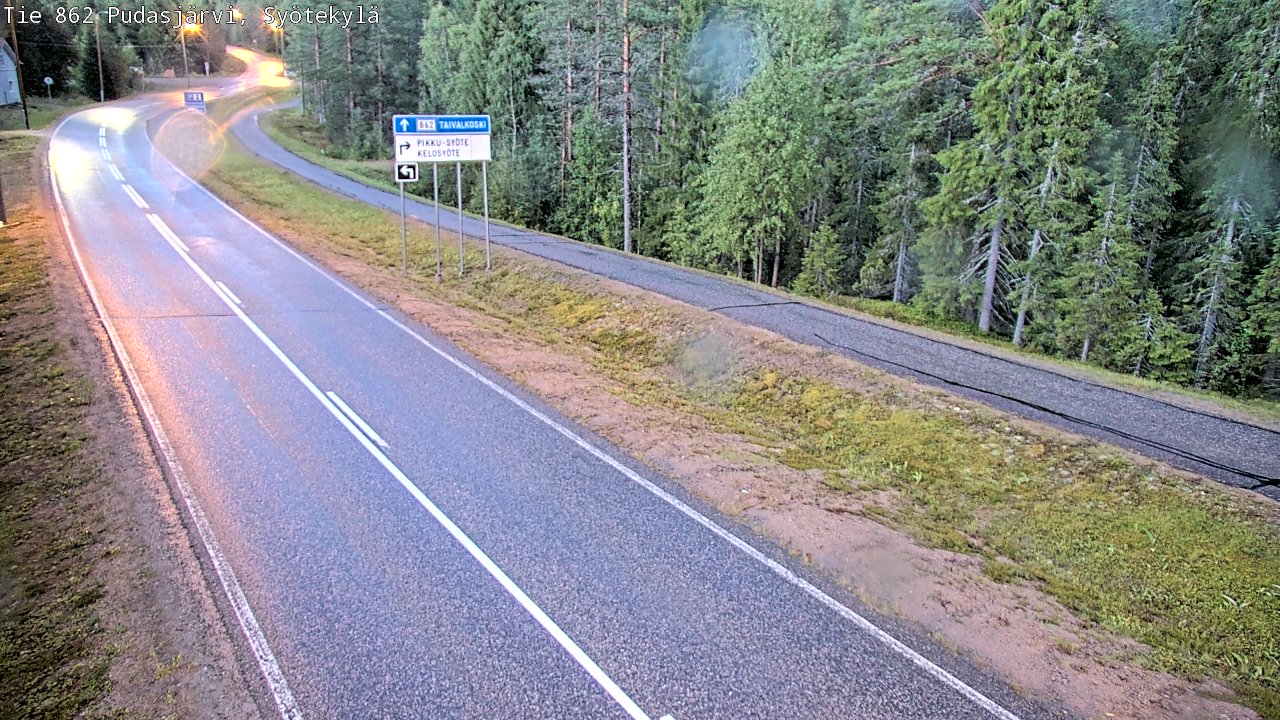 Kelikamerat Kuva Tie 862 Pudasjärvi, Syötekylä, Pudasjärvi, Pohjois-Pohjanmaa