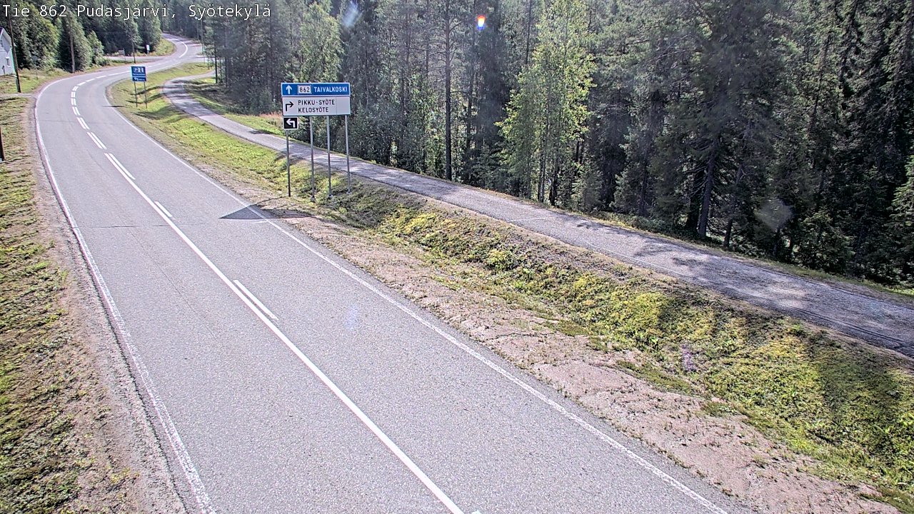 Kelikamerat Kuva Tie 862 Pudasjärvi, Syötekylä, Pudasjärvi, Pohjois-Pohjanmaa