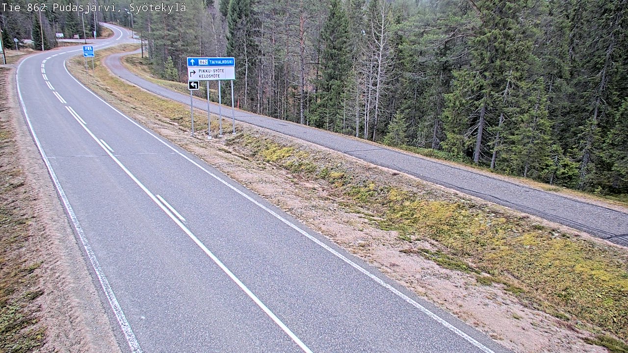 Kelikamerat Kuva Tie 862 Pudasjärvi, Syötekylä, Pudasjärvi, Pohjois-Pohjanmaa