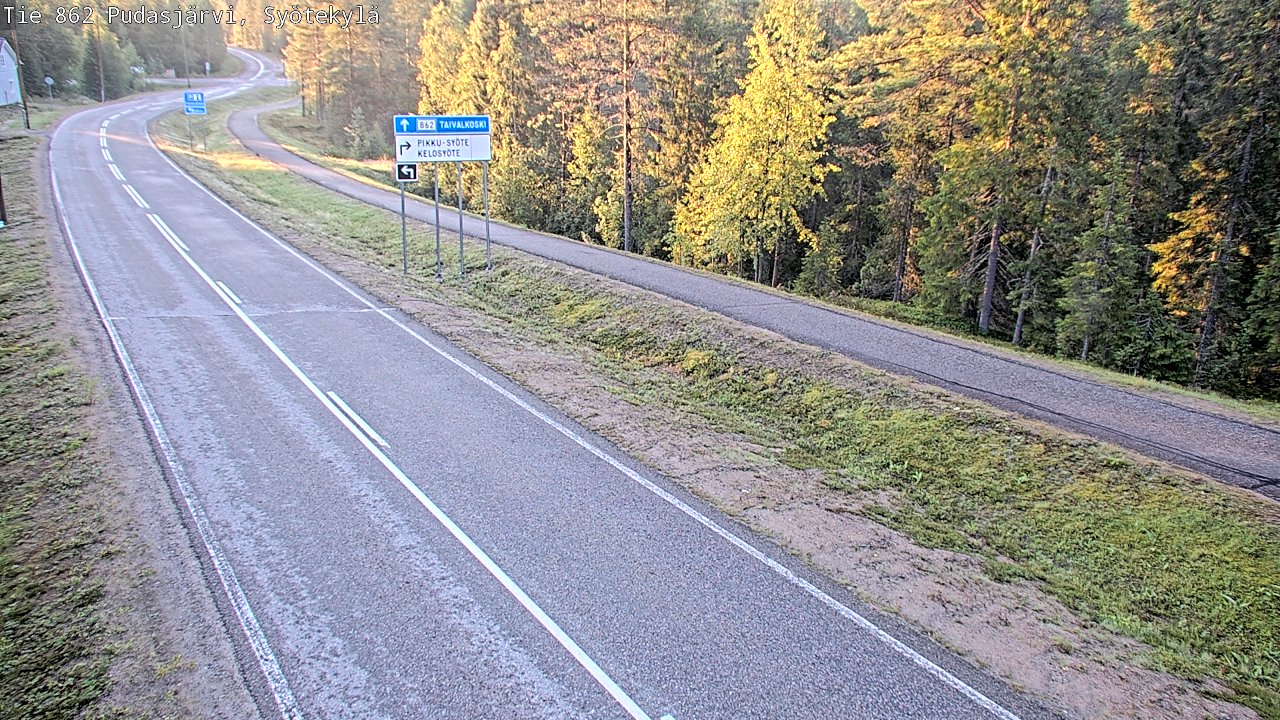 Kelikamerat Kuva Tie 862 Pudasjärvi, Syötekylä, Pudasjärvi, Pohjois-Pohjanmaa