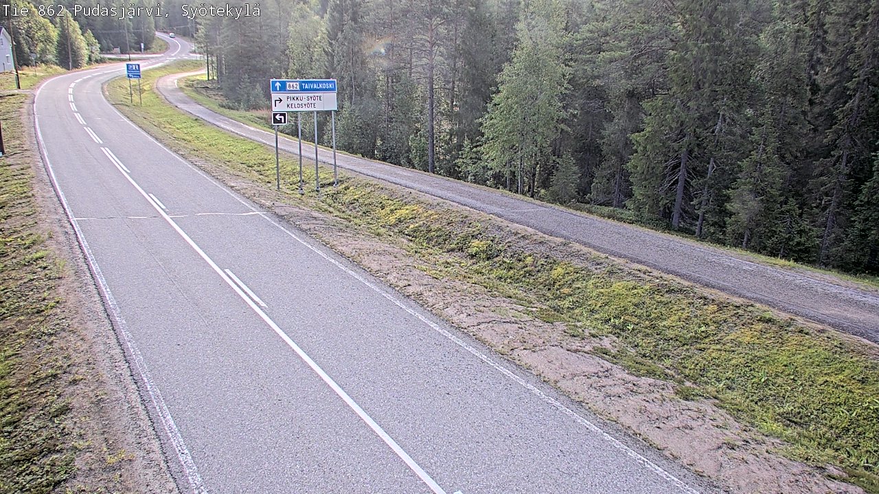 Kelikamerat Kuva Tie 862 Pudasjärvi, Syötekylä, Pudasjärvi, Pohjois-Pohjanmaa