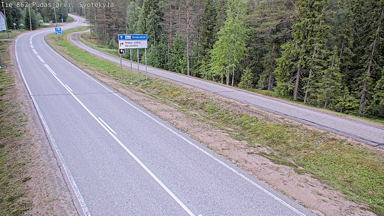 Kelikamerat Kuva Tie 862 Pudasjärvi, Syötekylä, Pudasjärvi, Pohjois-Pohjanmaa