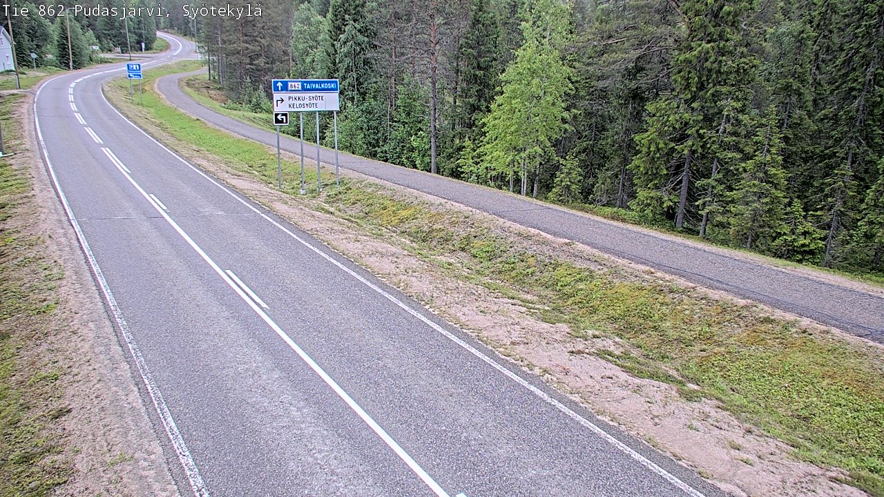 Kelikamerat Kuva Tie 862 Pudasjärvi, Syötekylä, Pudasjärvi, Pohjois-Pohjanmaa