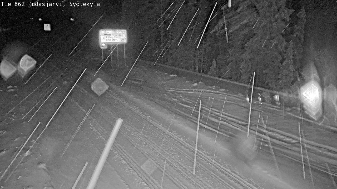 Kelikamerat Kuva Tie 862 Pudasjärvi, Syötekylä, Pudasjärvi, Pohjois-Pohjanmaa