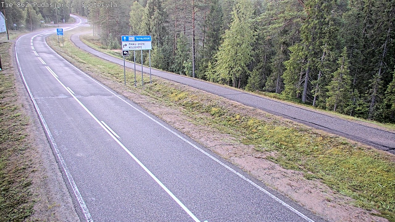 Kelikamerat Kuva Tie 862 Pudasjärvi, Syötekylä, Pudasjärvi, Pohjois-Pohjanmaa