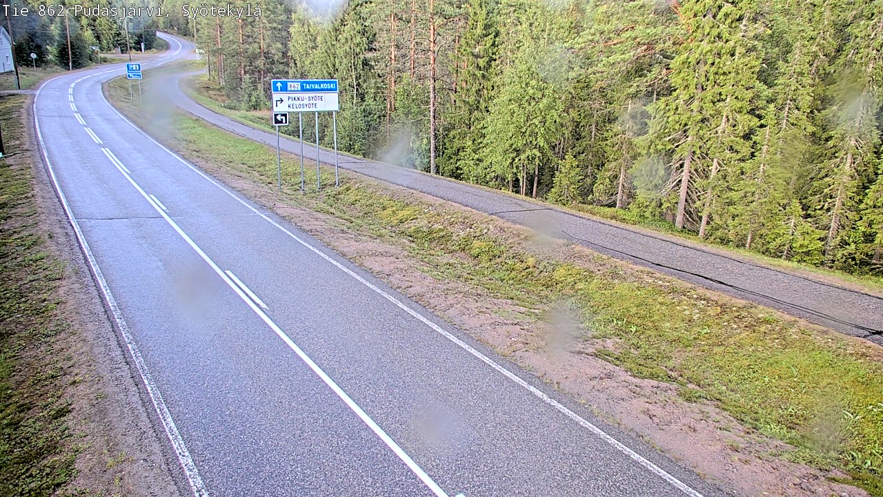 Kelikamerat Kuva Tie 862 Pudasjärvi, Syötekylä, Pudasjärvi, Pohjois-Pohjanmaa