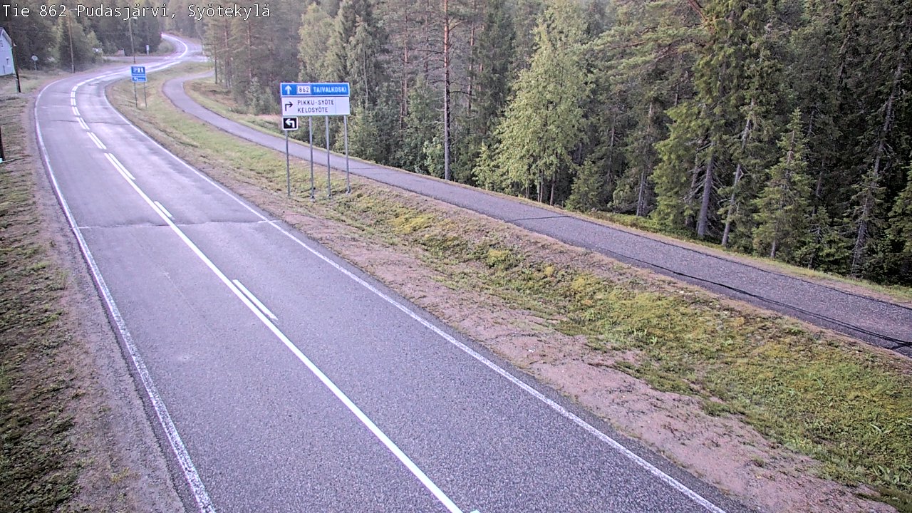 Kelikamerat Kuva Tie 862 Pudasjärvi, Syötekylä, Pudasjärvi, Pohjois-Pohjanmaa