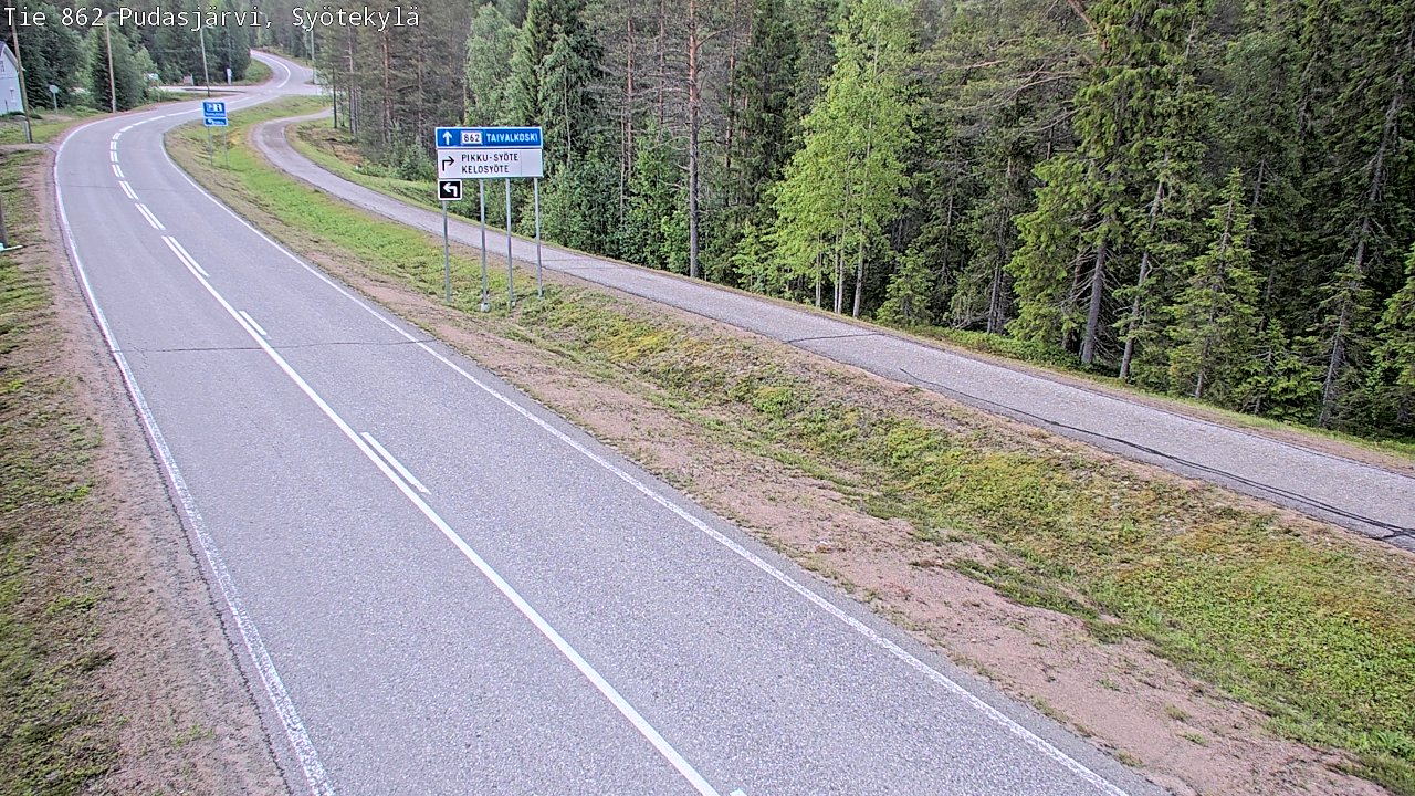 Kelikamerat Kuva Tie 862 Pudasjärvi, Syötekylä, Pudasjärvi, Pohjois-Pohjanmaa